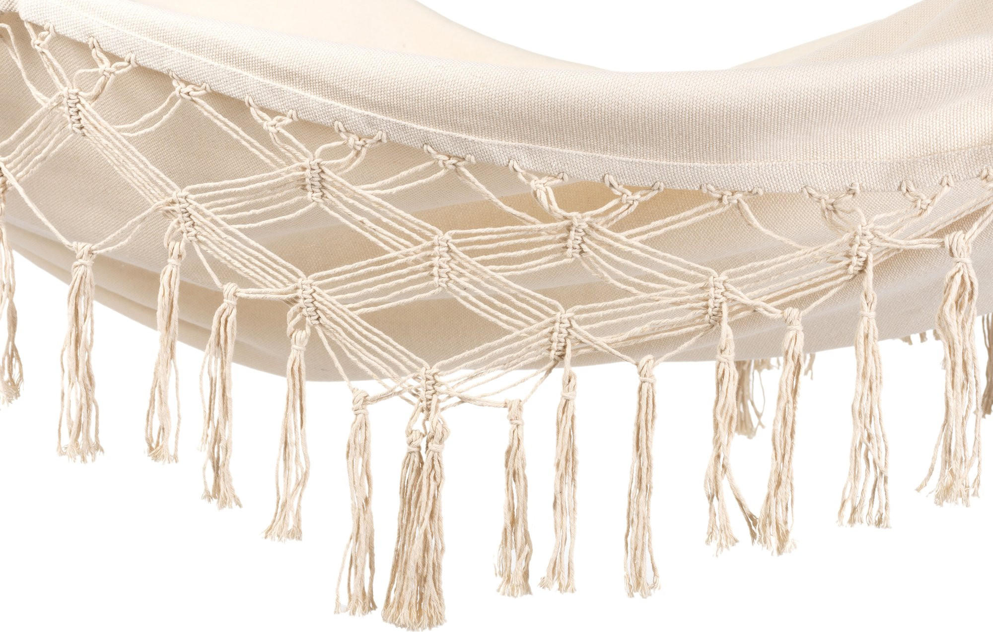 HÄNGEMATTE 200/150 cm, bis 200 kg - Beige, Textil (150/1/200cm) - Outtec