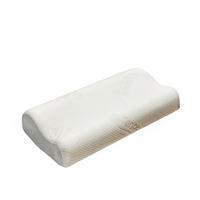 NACKENSTÜTZKISSEN Beasleep V gelochter Viscoschaum - Weiß, Textil (34/61cm) - Bonvionn