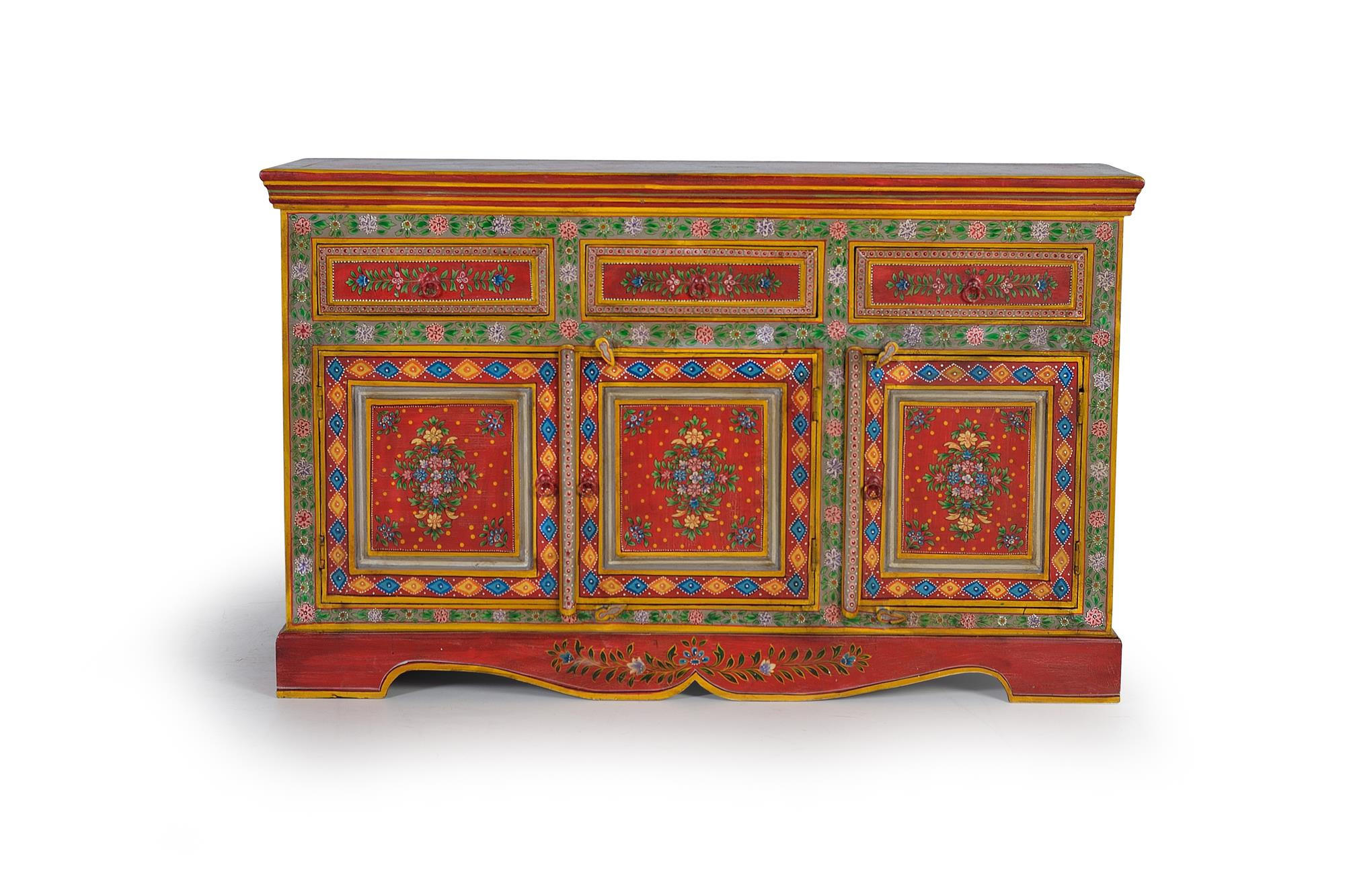 Giner y Colomer Sideboard Chrom 40x86x140 cm
