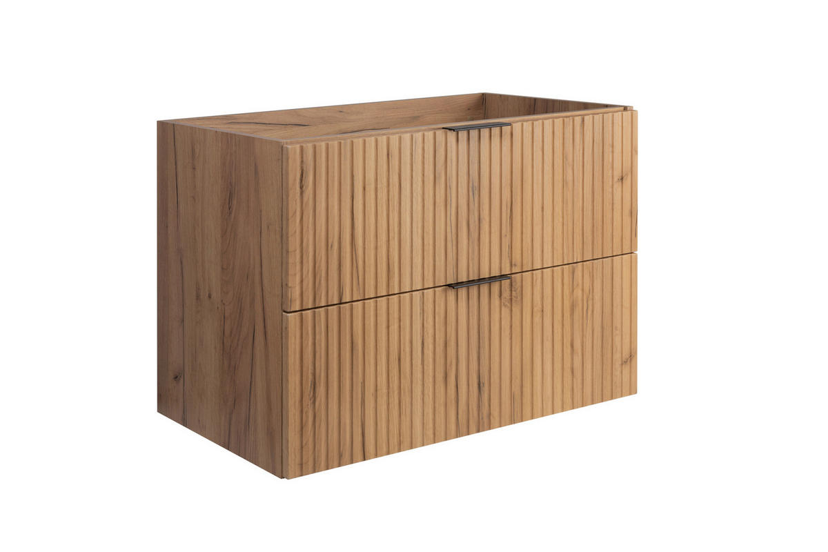 WASCHBECKUNTERSCHRANK FLOW Craft Eiche 80/57/46 cm - Eichefarben, Holzwerkstoff (80/57/46cm) - Rodan