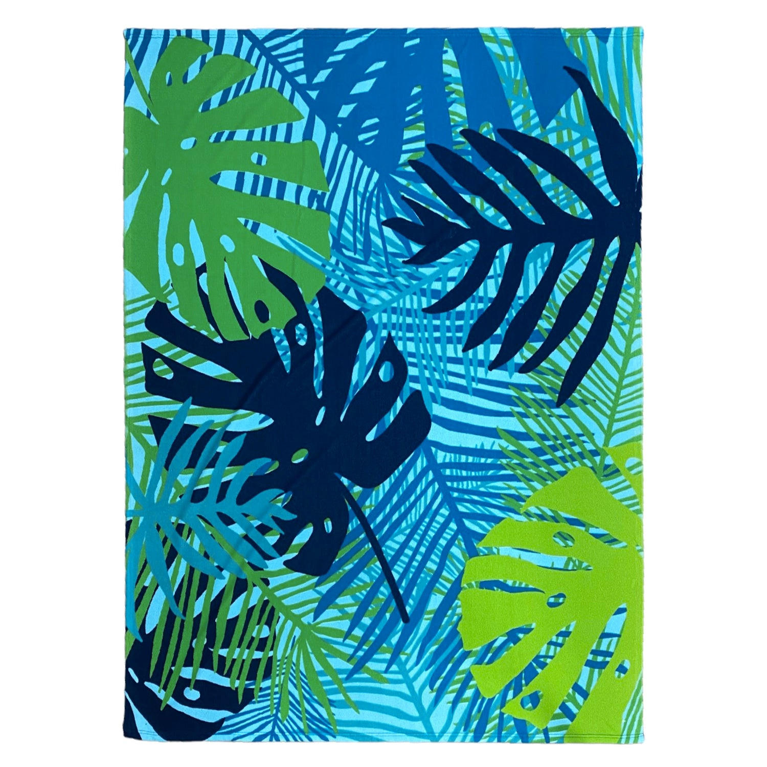 MIKROFASER-STRANDTUCH Jungy 140x170 220g/m² - Grün, Textil (140/170cm) - LE COMPTOIR DE LA PLAGE