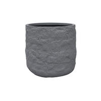 PFLANZKASTEN The Rock, 45x41 cm, Steinoptik Grau, Fiberstone - Anthrazit, Kunststoff (45/41/45cm) - dasmöbelwerk