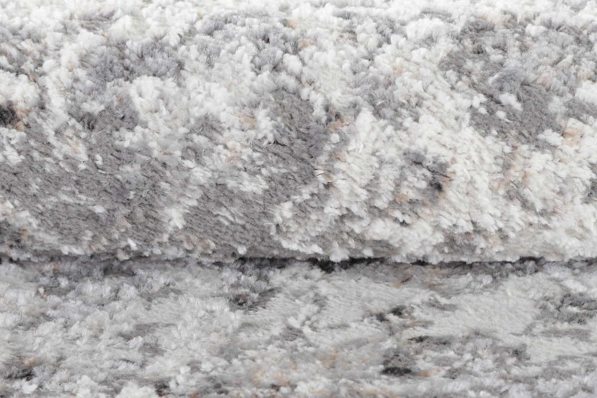 TEPPICH VALLEY Grau Rund 240/240 cm - Grau, Textil (240/240cm) - Tapiso