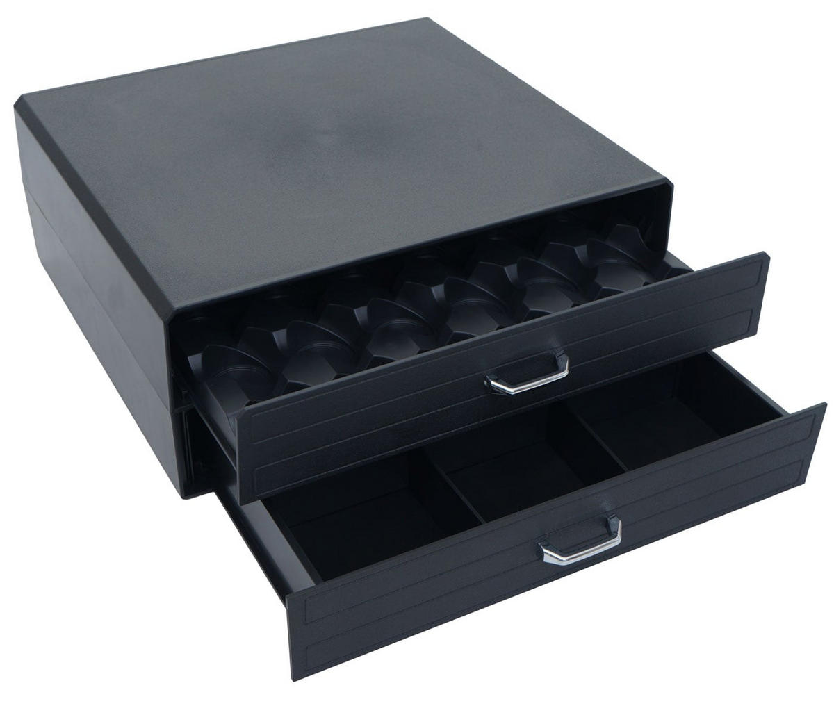 SCHUBLADENBOX eckig Schwarz - Schwarz, Kunststoff (34/32cm) - MCW