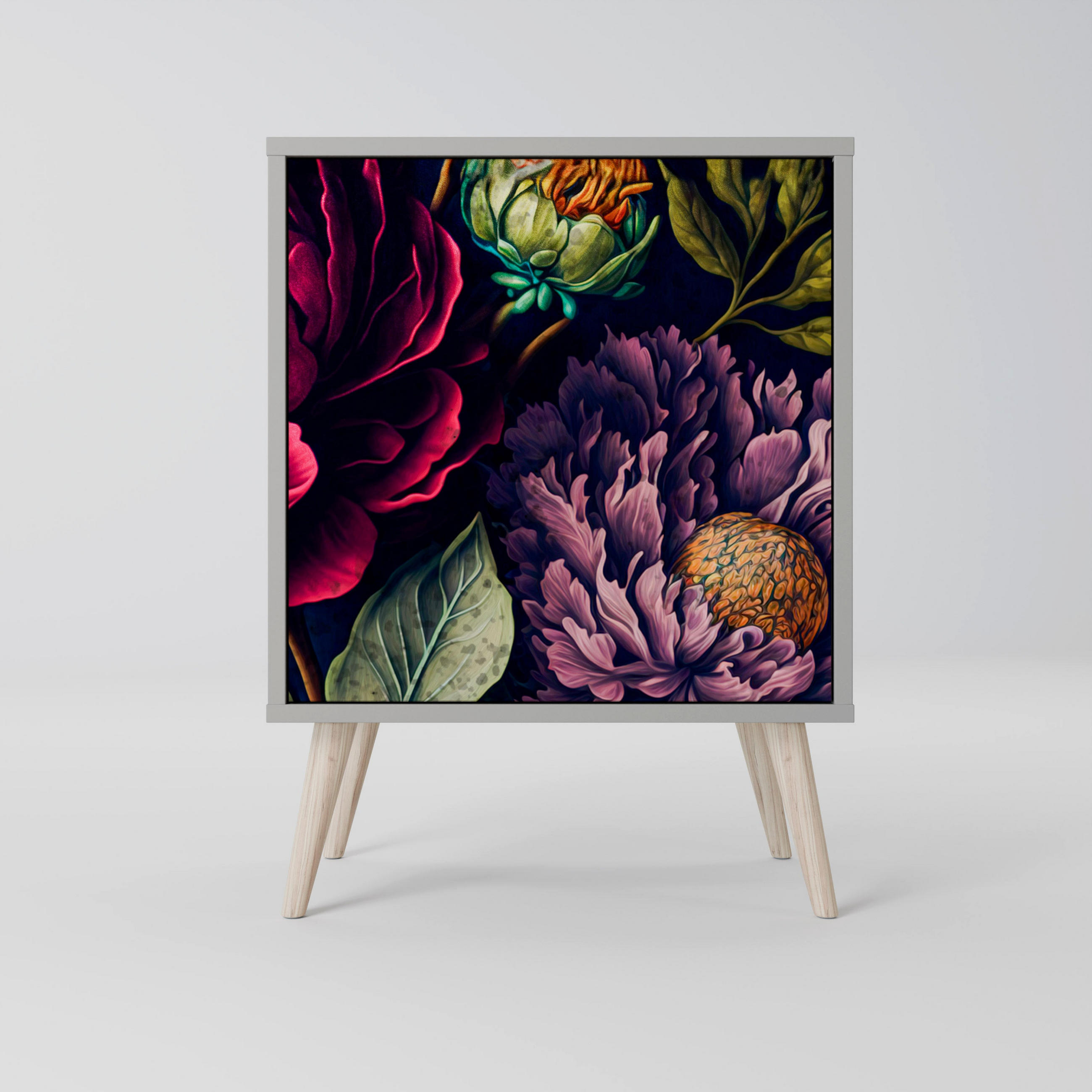SpaceRebels Sideboard Grau 57.5x77.5x42 cm