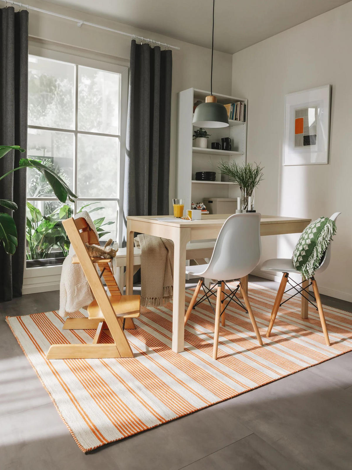 OUTDOORTEPPICH Rida Beige/Orange 120/170 cm - Beige/Orange, Kunststoff/Textil (120/170cm) - benuta