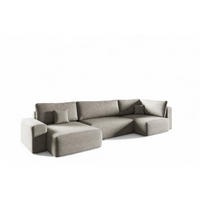 WOHNLANDSCHAFT Arona Xl - Beige, Holzwerkstoff/Textil (148/70/397cm) - Fun Möbel