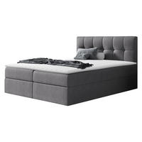 BOXBETT Rico - Grau, Holz/Textil (200/200cm) - MIRJAN24