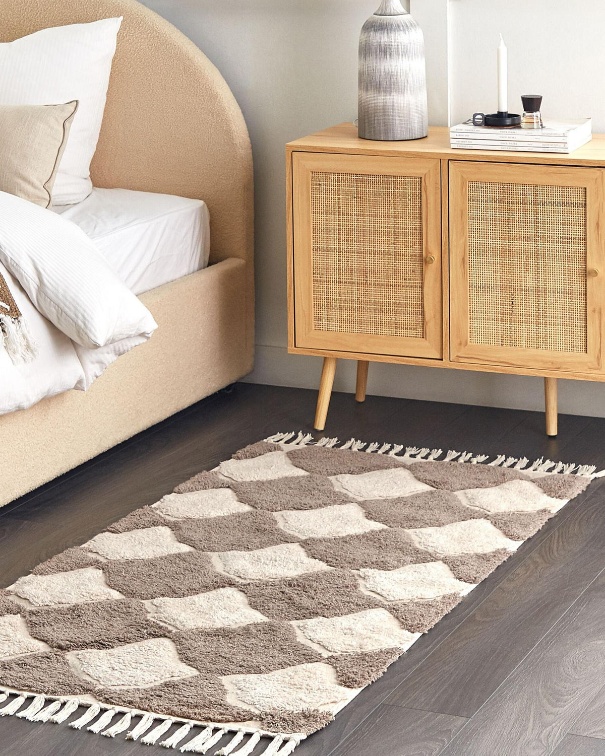 KURZFLOR-TEPPICH Sinop 150/80 cm - Braun, Textil (80/150cm) - Beliani