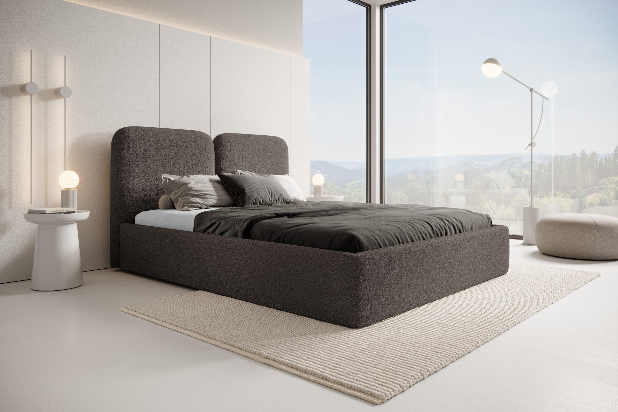 Thumbnail - Fedve Polsterbett, Olivgrün, Textil, 140x200 cm, Schlafzimmer, Betten, Polsterbetten
