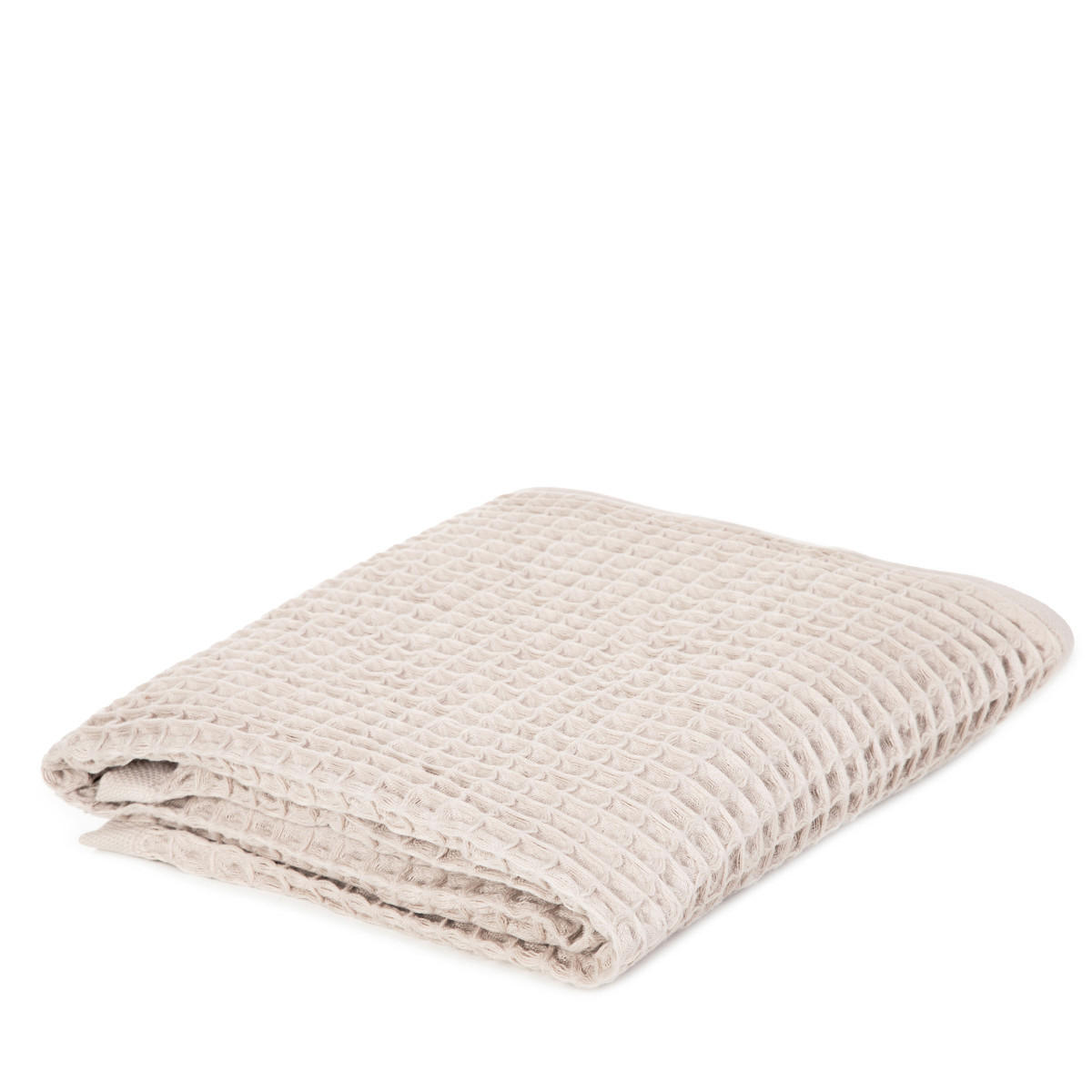 BADETUCH Vaffel beige 100/150 cm - Beige, Textil (100/150cm) - Homla