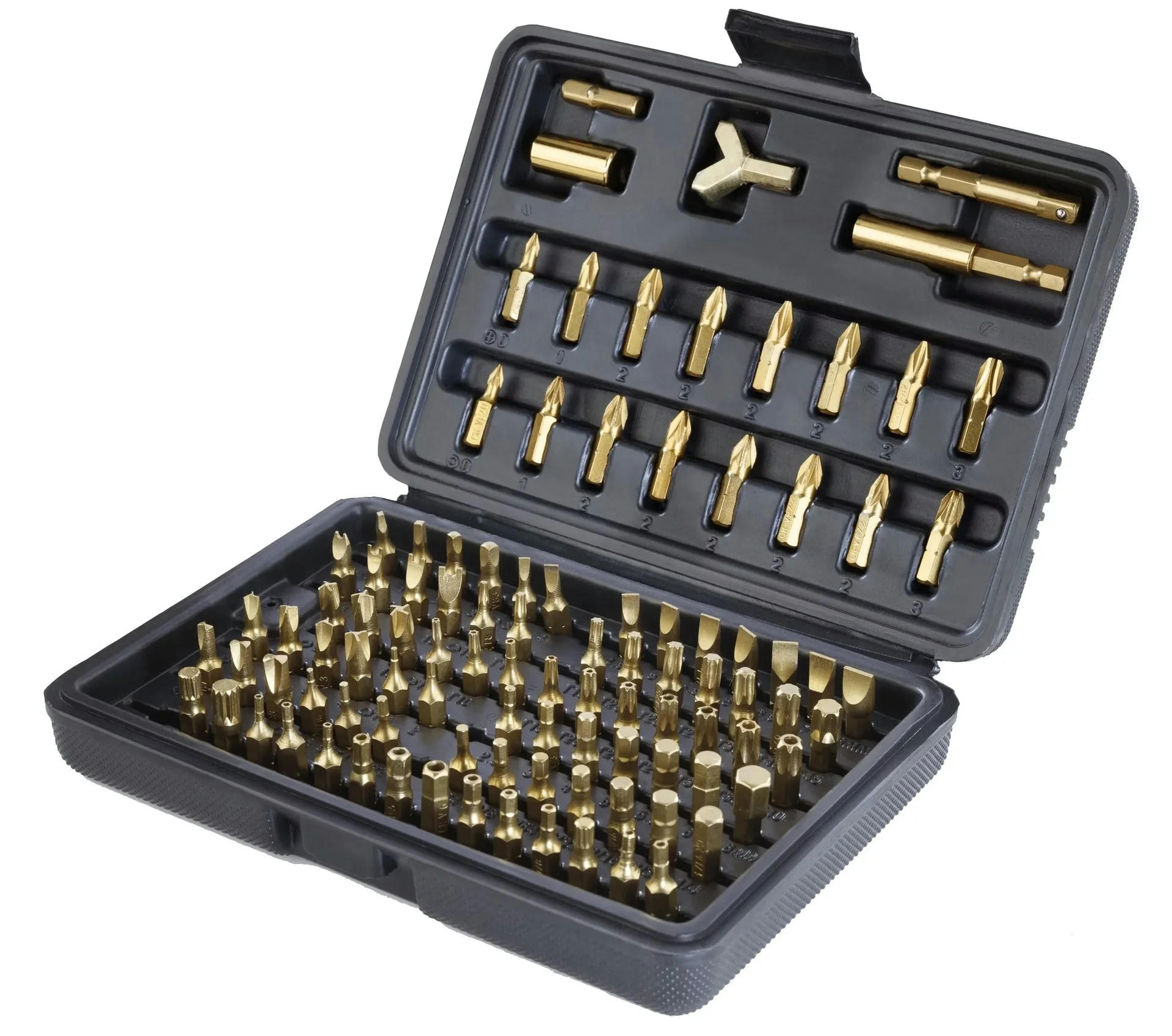 SPEZIAL Bit-Satz Titan beschichtet - Titanfarben, Metall (1/1/1cm) - Westfalia