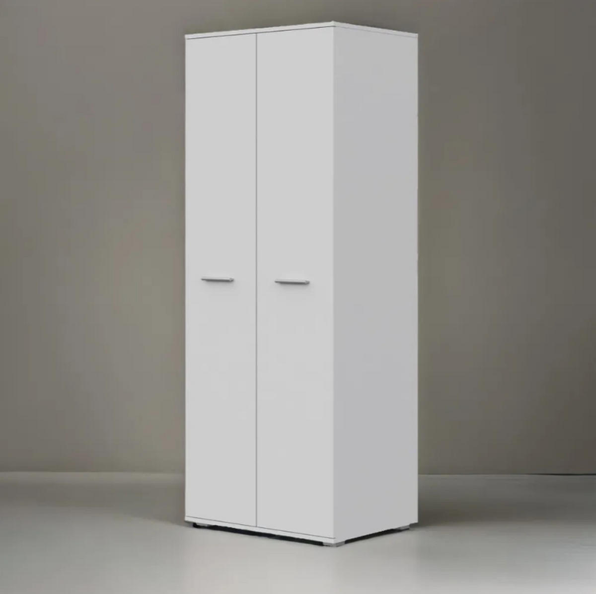 KLEIDERSCHRANK Weiß 69/180/49 - Weiß, Holzwerkstoff (69/180/49cm) - RAUMHIRSCH FURNITURE