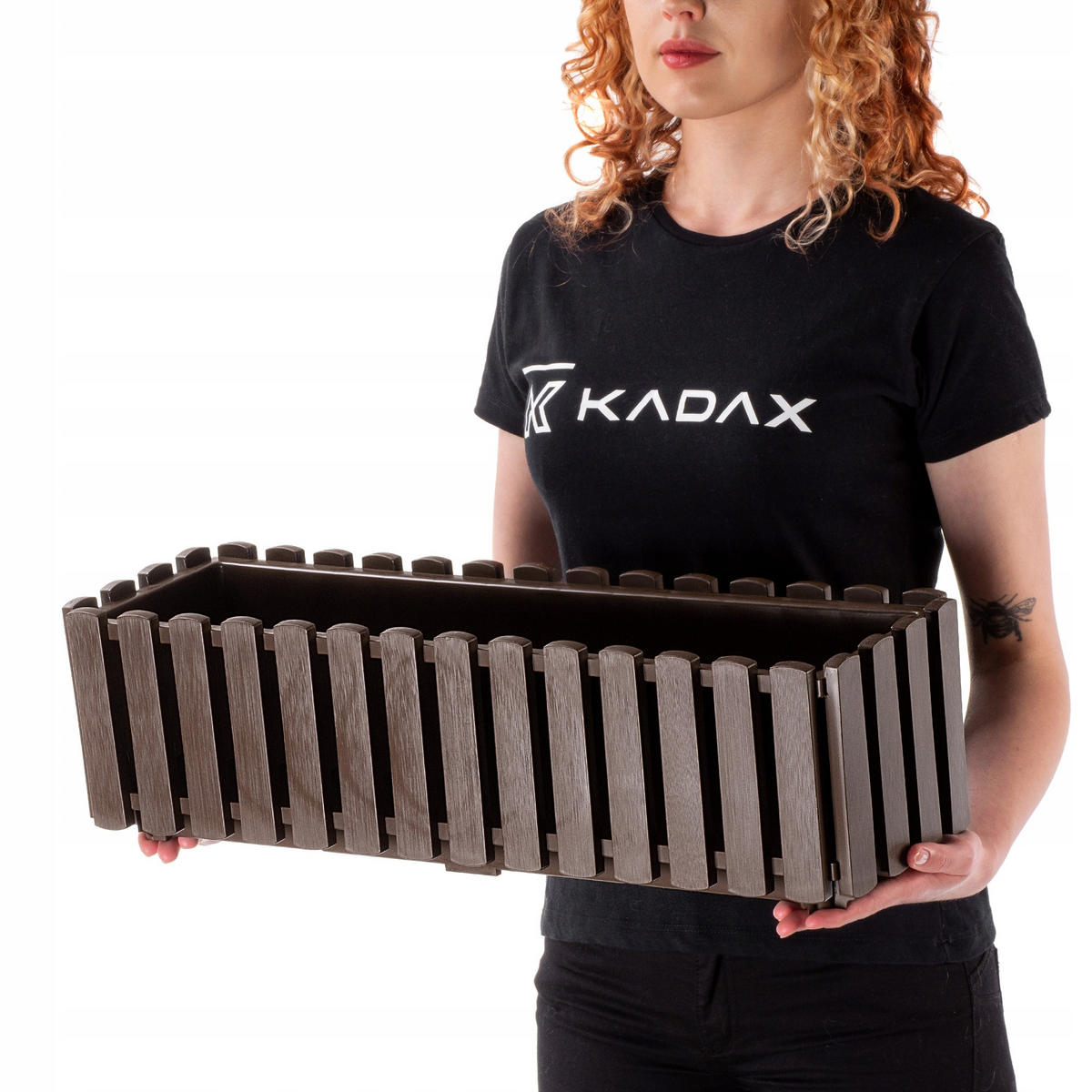 BALKONKASTEN 60 cm, Braun - Braun, Kunststoff (18/58cm) - KADAX