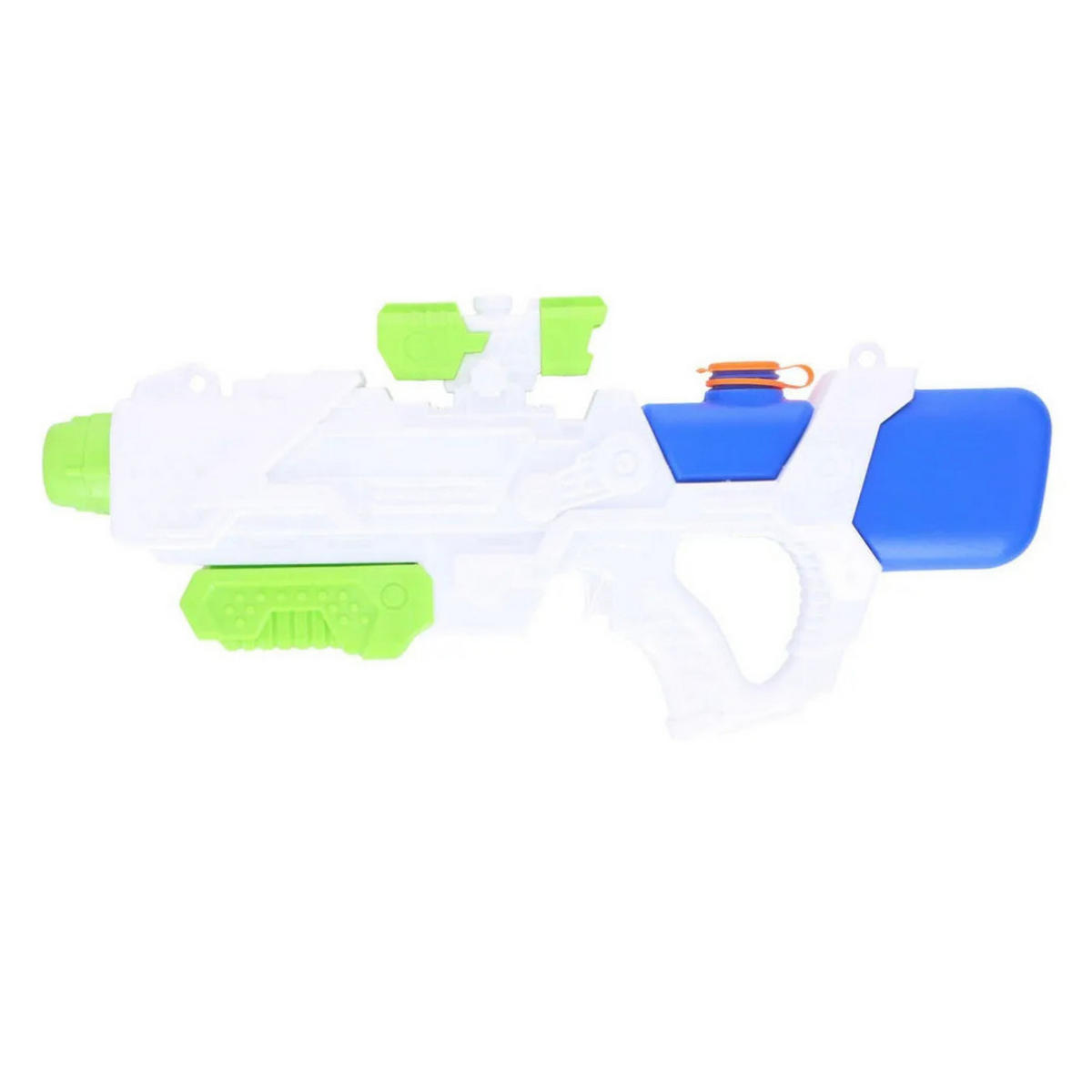 WASSERPISTOLE 2er Set 49 cm Blau Grün, Wasserblaster, Wasserspielzeug, Poolspielzeug, Strandspielzeug, Gartenspielzeug, Outdoor Spielzeug, Sommer - Blau/Weiß, Kunststoff (50/25/10cm) - Sena