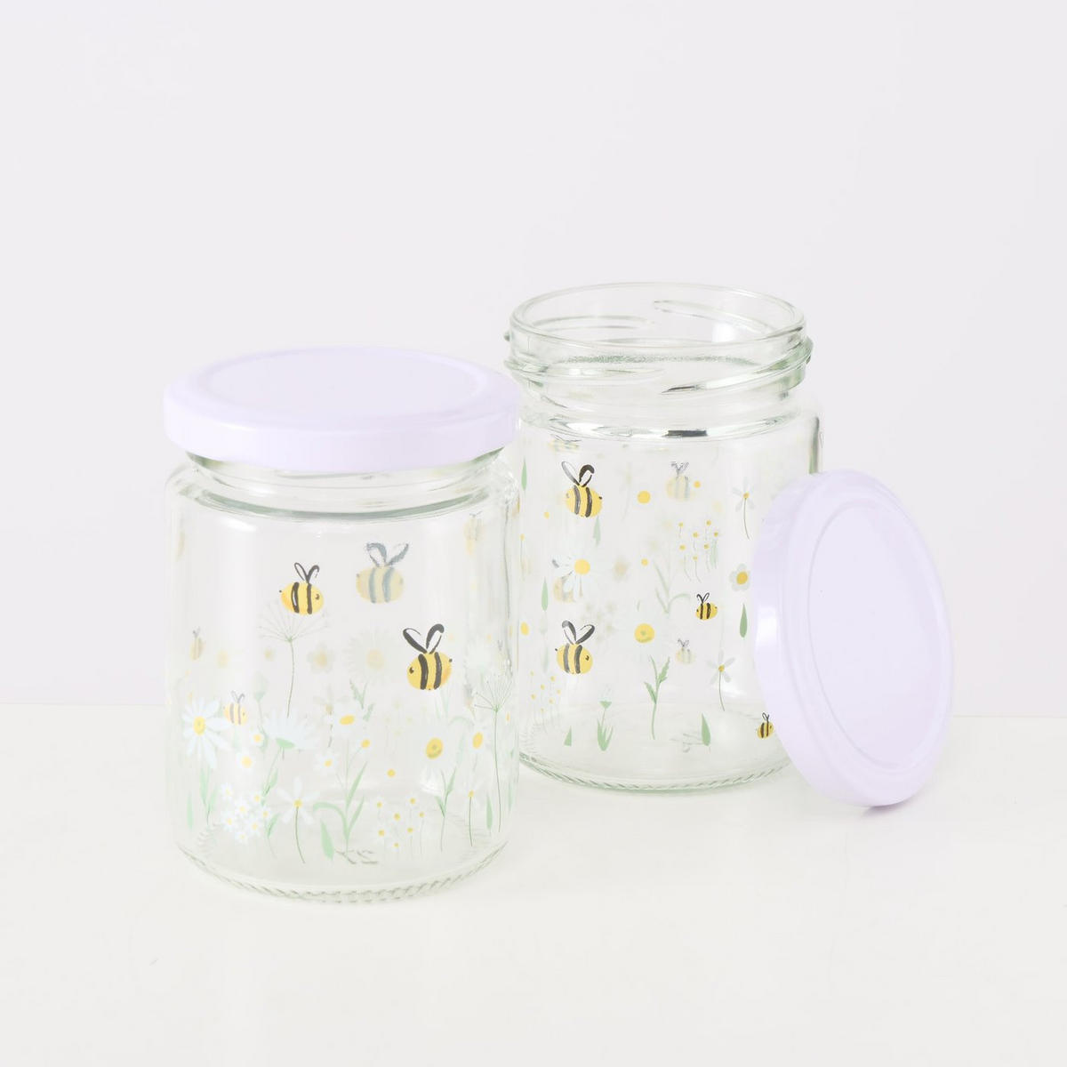 HONIGGLÄSER HONEY 240 ml 2er-Set - Transparent, Glas (6.8/9.3/6.8cm) - Boltze Home