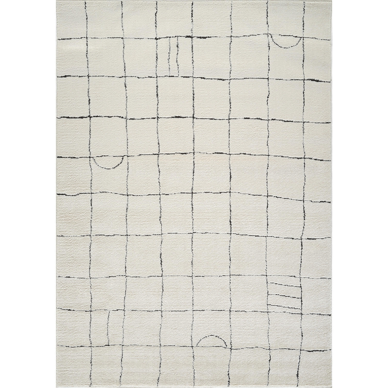 KURZFLORTEPPICH 160/213 cm Weiß - Weiß, Naturmaterialien/Textil (160/213cm) - LIVABLISS