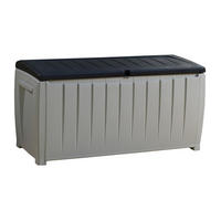 AUFLAGENBOX Novel - Grau, Kunststoff (55/62.5/124cm) - Keter