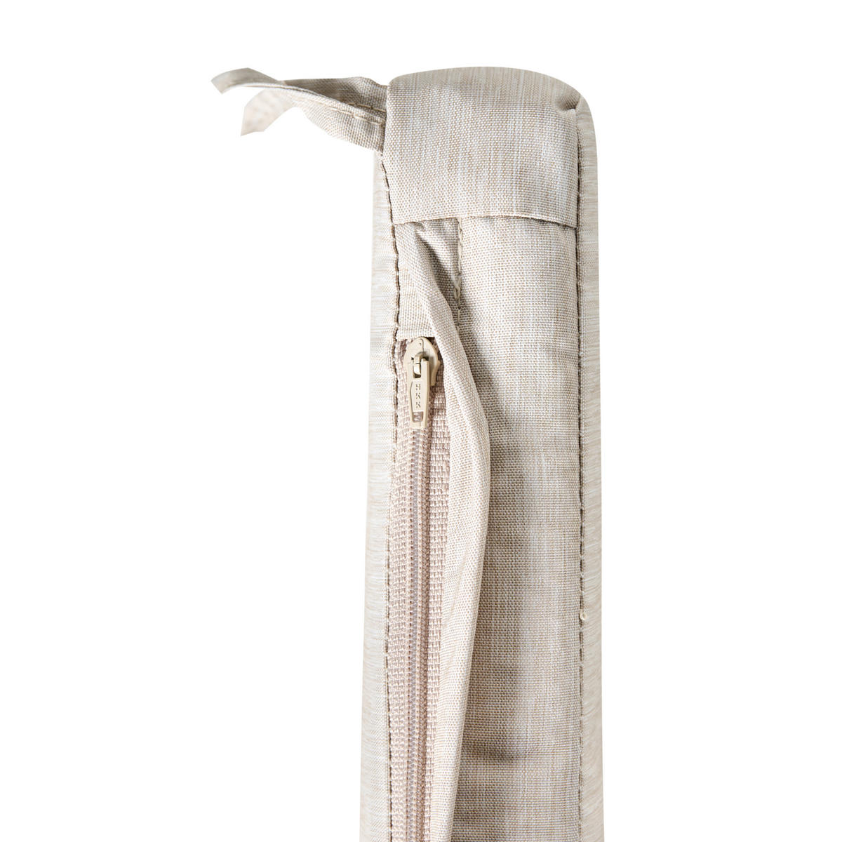 Gartenstuhlkissen Hellbeige 46/46 cm Sassari Premium - Beige, Textil (46/5/46cm) - Beliani