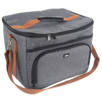 THERMOTASCHE isoliert 11 l Grau - Grau, Textil (23.5/22/31.5cm) - Orion 