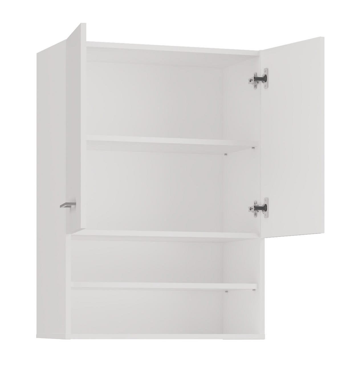 BADEZIMMER-HÄNGESCHRANK POLA MINI DK - WEISS MATT - Weiß, Holzwerkstoff (64/90/30cm) - CDF