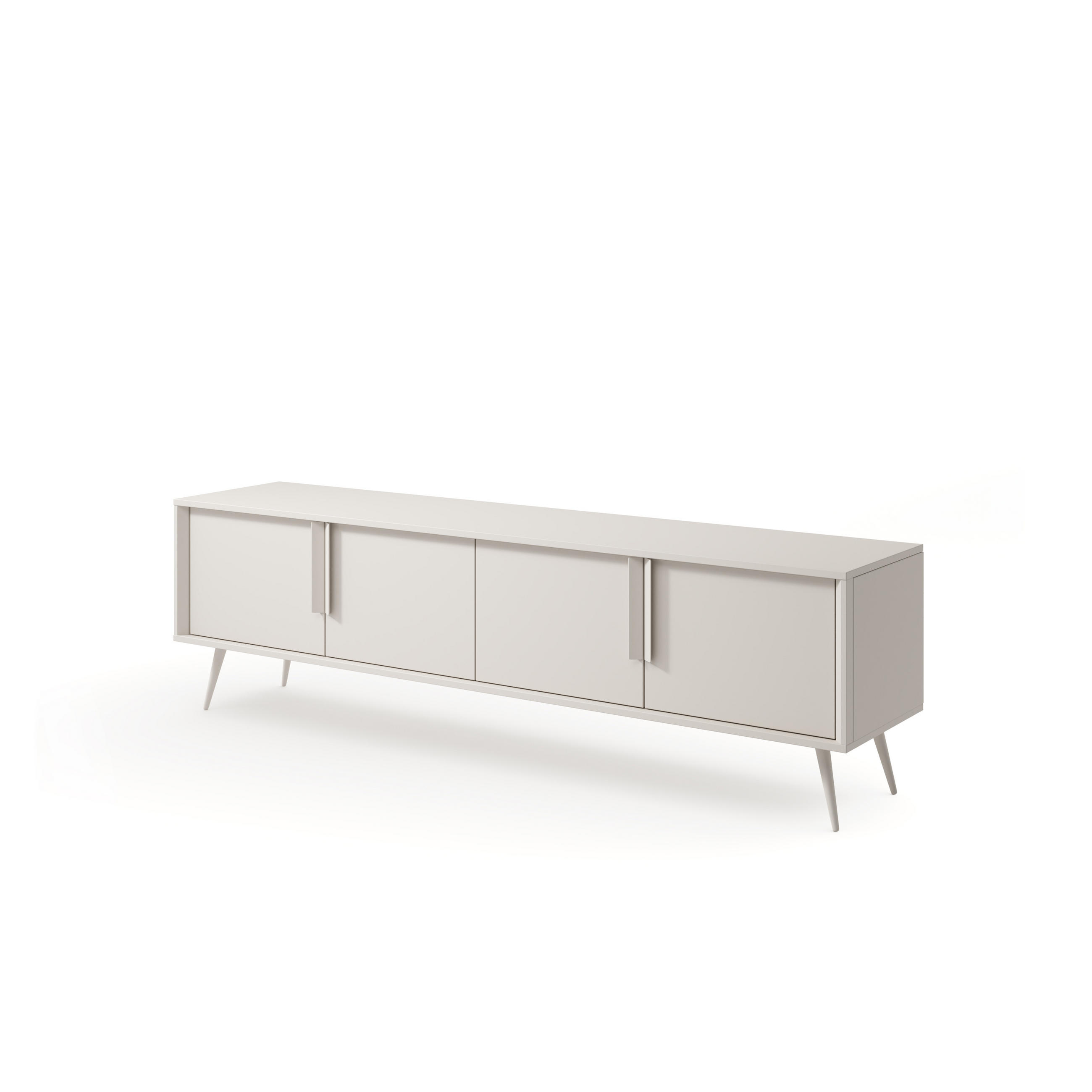 TV-SCHRANK: Kaschmir, 186,5 x 54,2 x 40 cm - Kaschmir, Holzwerkstoff (186.5/54.2/40cm) - 3XE LIVING