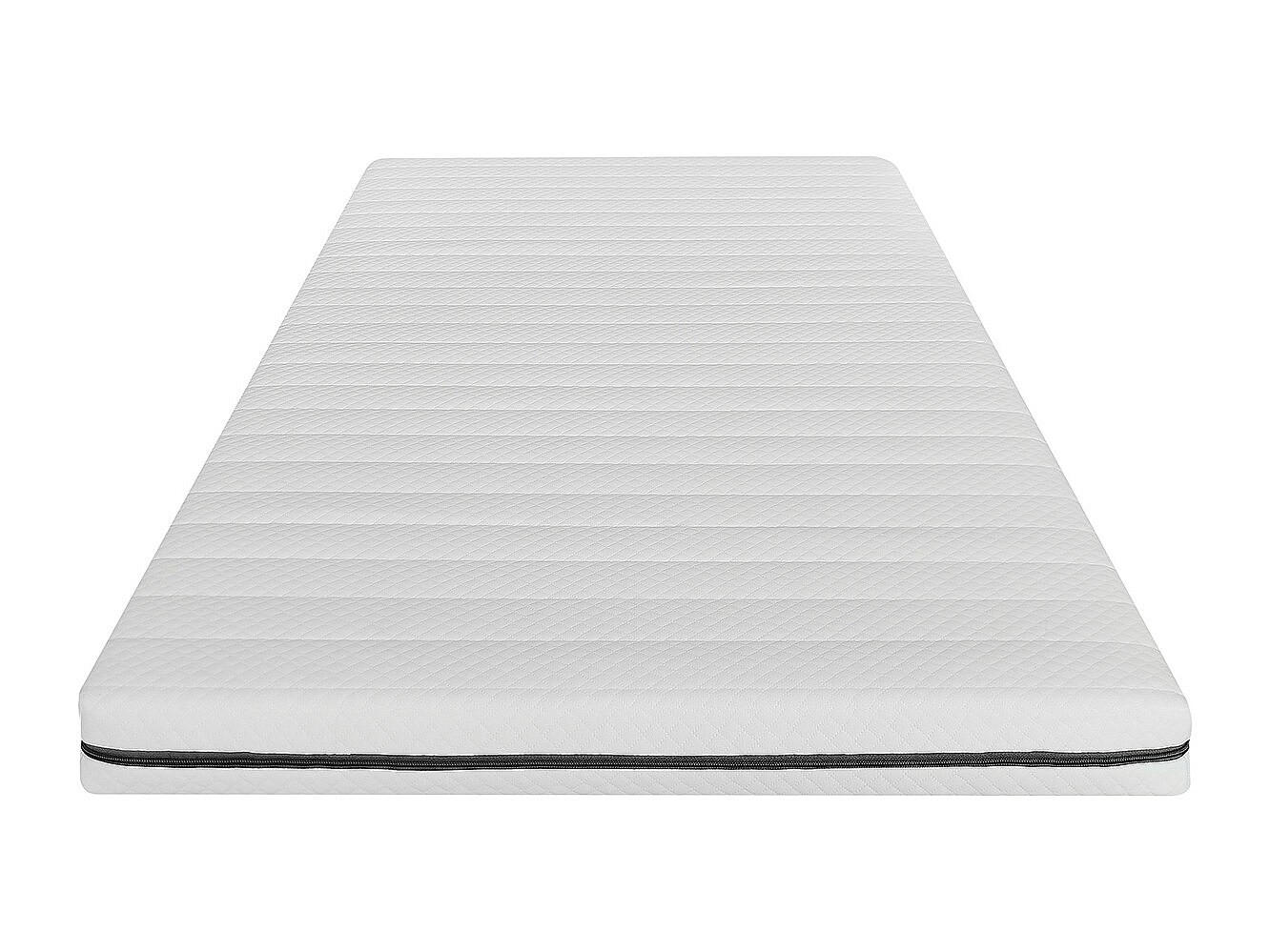 STANDARDMATRATZE - 1 Person - stoff - weiß Nasus - Weiß, Textil (80/200cm) - Vente-Unique