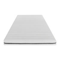 STANDARDMATRATZE - 1 Person - stoff - weiß Nasus - Weiß, Textil (80/200cm) - Vente-Unique