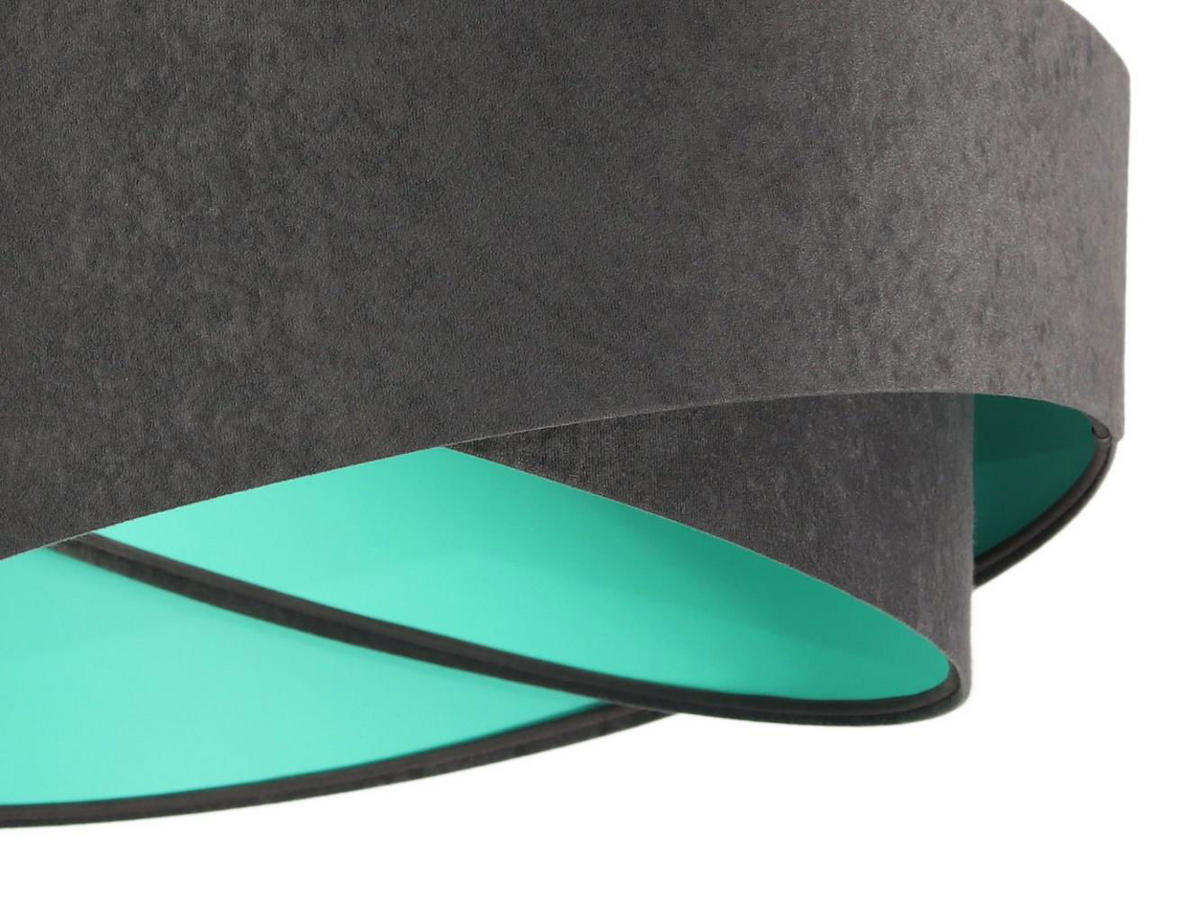 HÄNGELEUCHTE Blau 50/23 cm - Türkis, Kunststoff (50/1.3/23cm) - ONZENO
