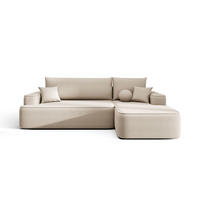 ECKSOFA mit Schlaffunktion FIGO Curio 09 Rechts - Ecru, Textil (250/150cm) - Bedante