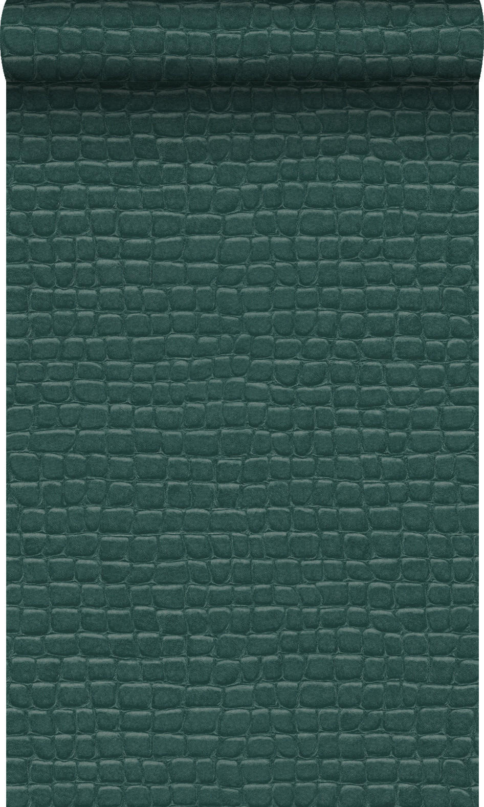 TAPETE Krokodil-Optik 53 cm x 10.05 m - Blau, Papier (53/1000cm) - Origin Wallcoverings