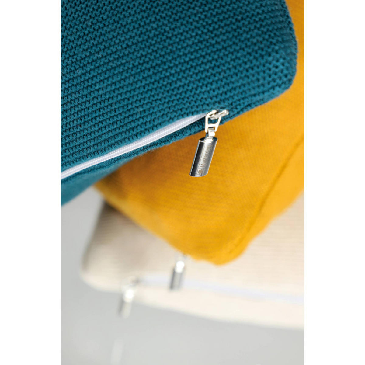 ZIERKISSENHÜLLE DEKOKISSENHÜLLE TANGO - Petrol, Textil (45/45cm) - Musterring