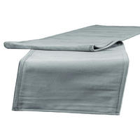 XL-TISCHLÄUFER Samt&Sonders stein-grau 220/40 cm - Grau, Textil (40/220cm) - beties Heimtextil