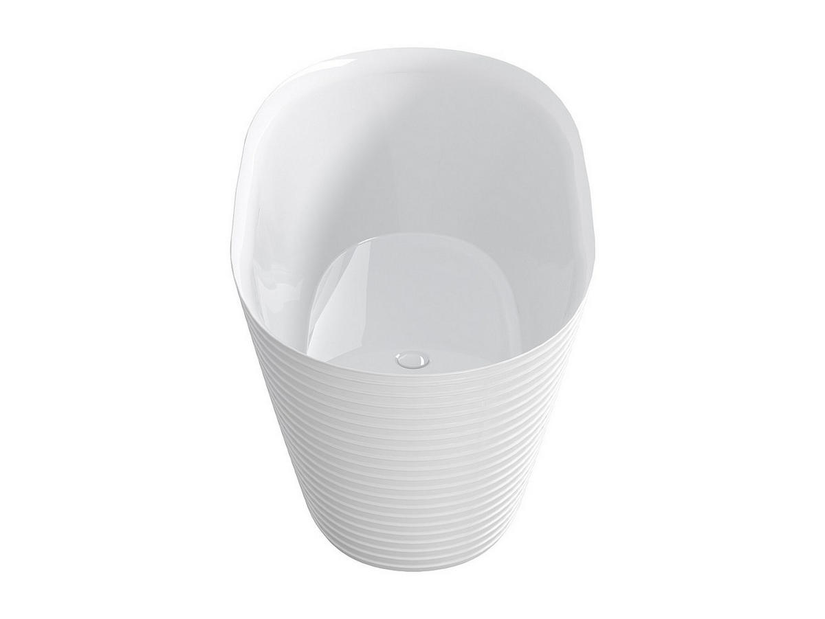 FREISTEHENDE Badewanne - 160cm x 78cm - Acryl - weiß - ZAFIRO - Weiß, Kunststoff (160/59/78cm) - Vente-Unique