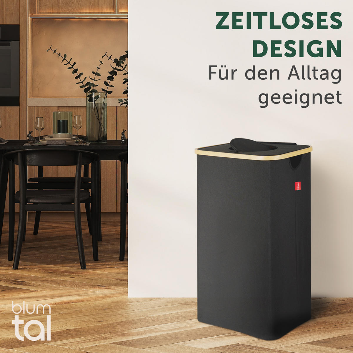 PFANDFLASCHEN-SAMMELBEHÄLTER 100L Schwarz - Schwarz, Kunststoff (34/3/42cm) - Blumtal