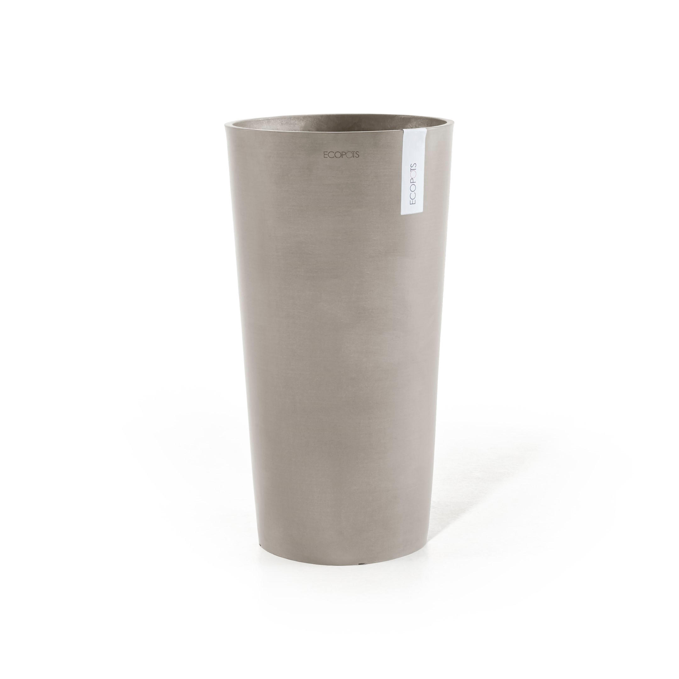 BLUMENTOPF Amsterdam Mid High 34/66 cm Taupe - Taupe, Kunststoff (34/66cm) - Ecopots