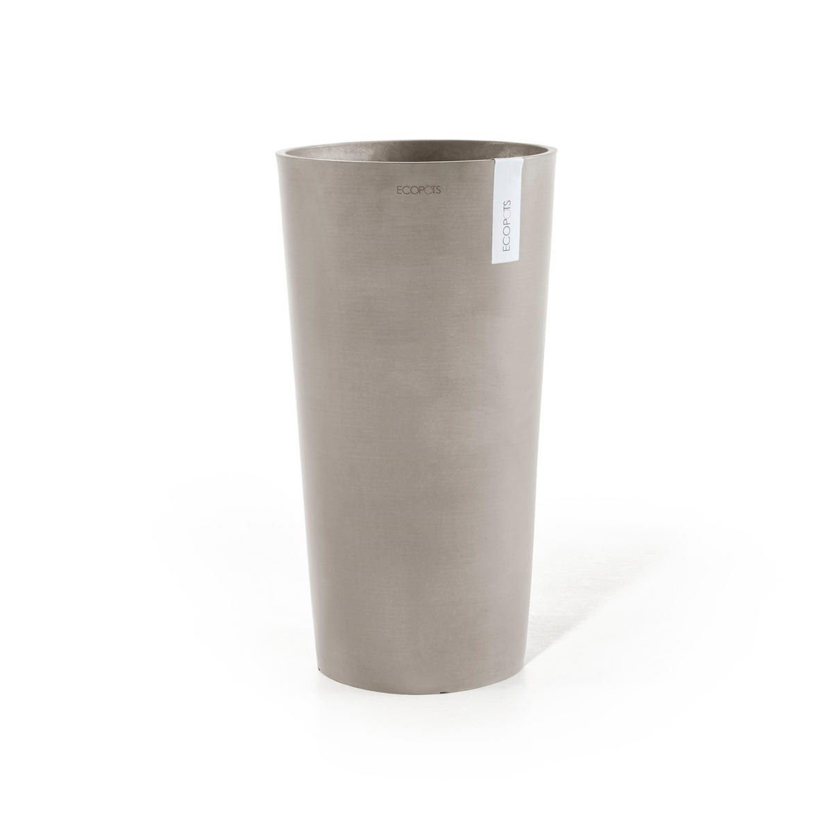 BLUMENTOPF Amsterdam Mid High 34/66 cm Taupe - Taupe, Kunststoff (34/66cm) - Ecopots