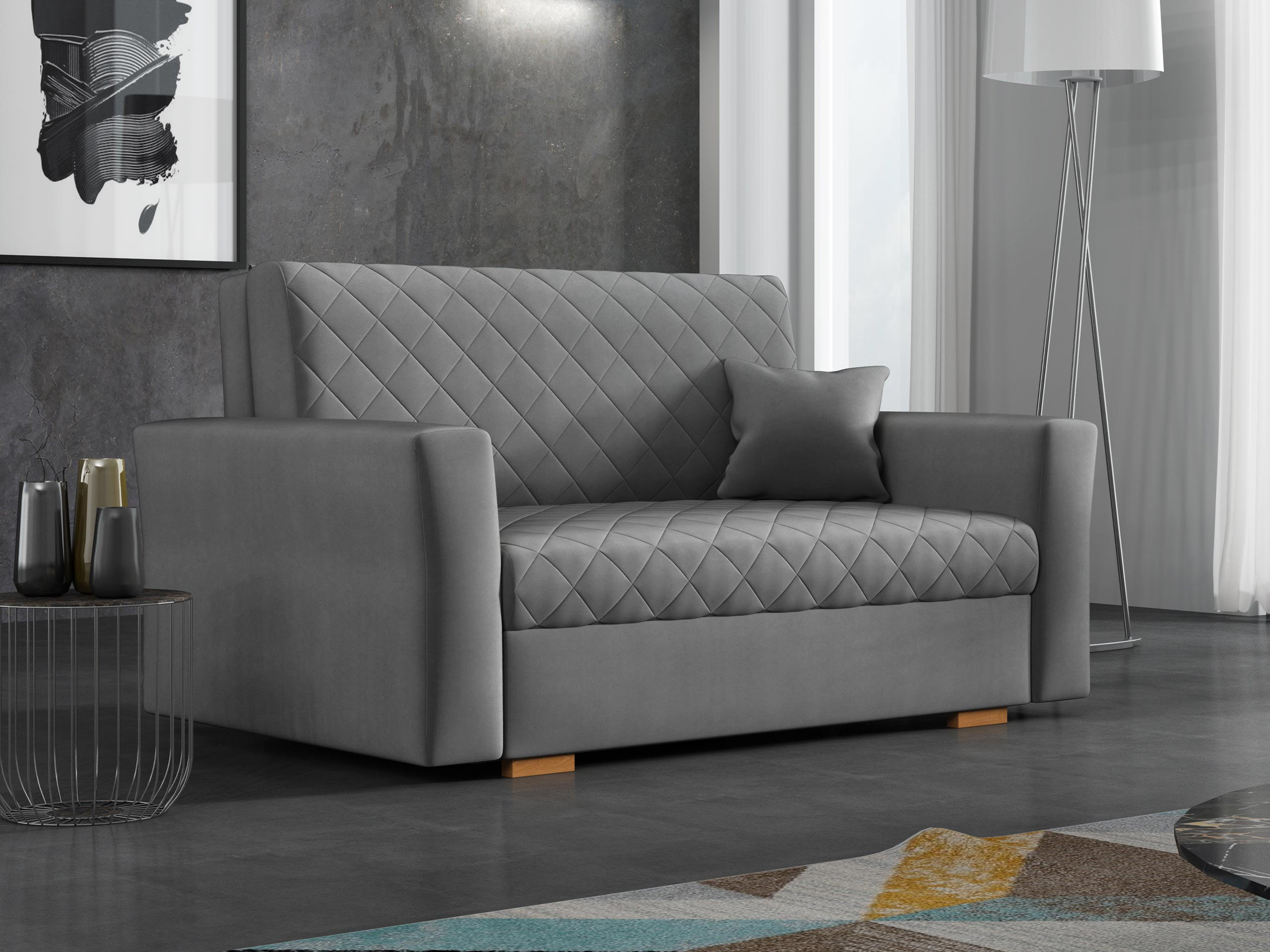 SCHLAFSOFA Viva Caro II - Greige/Braun, Holz/Textil (145/85/98cm) - MIRJAN24