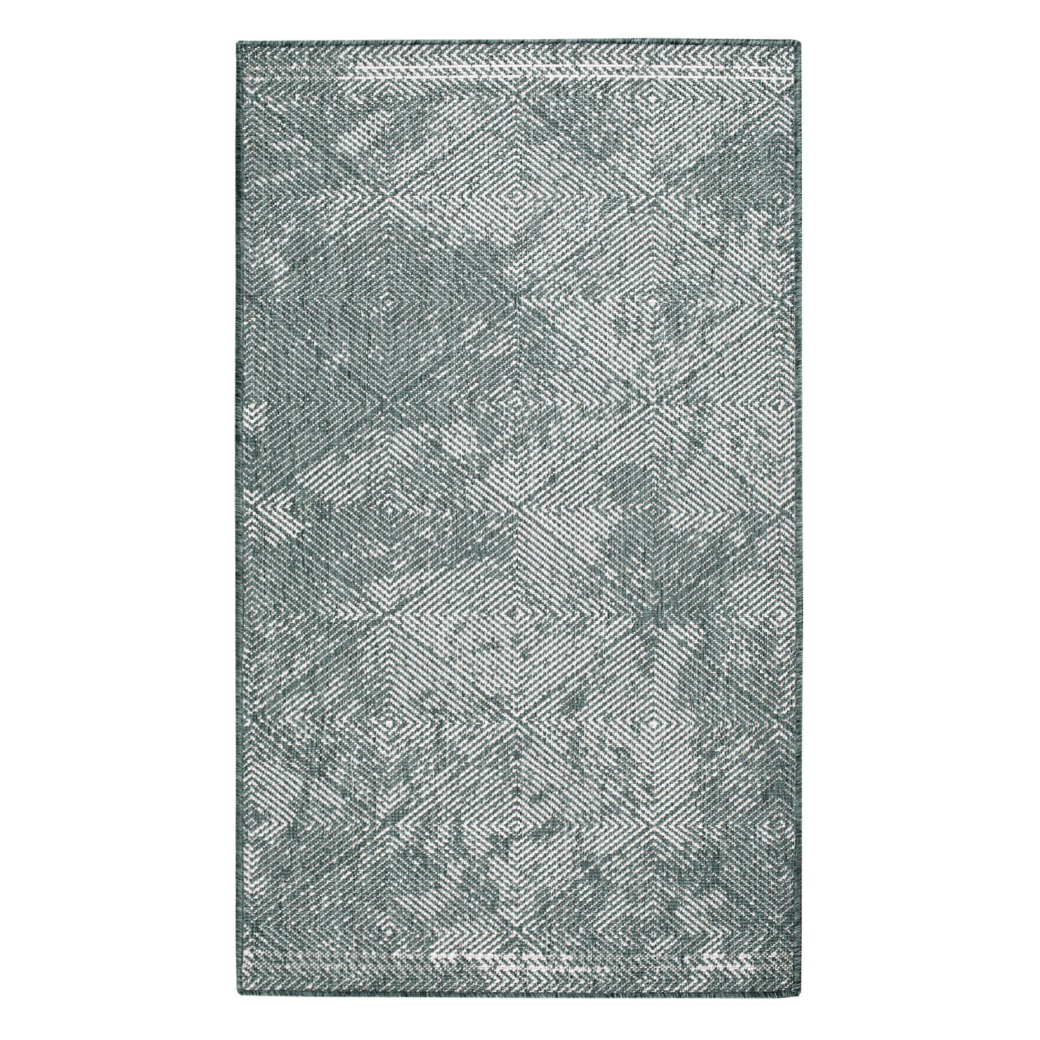 OUTDOOR-TEPPICH DuoRug 5845 Grün 80x150 cm - Grün, Textil (80/150cm) - carpet city