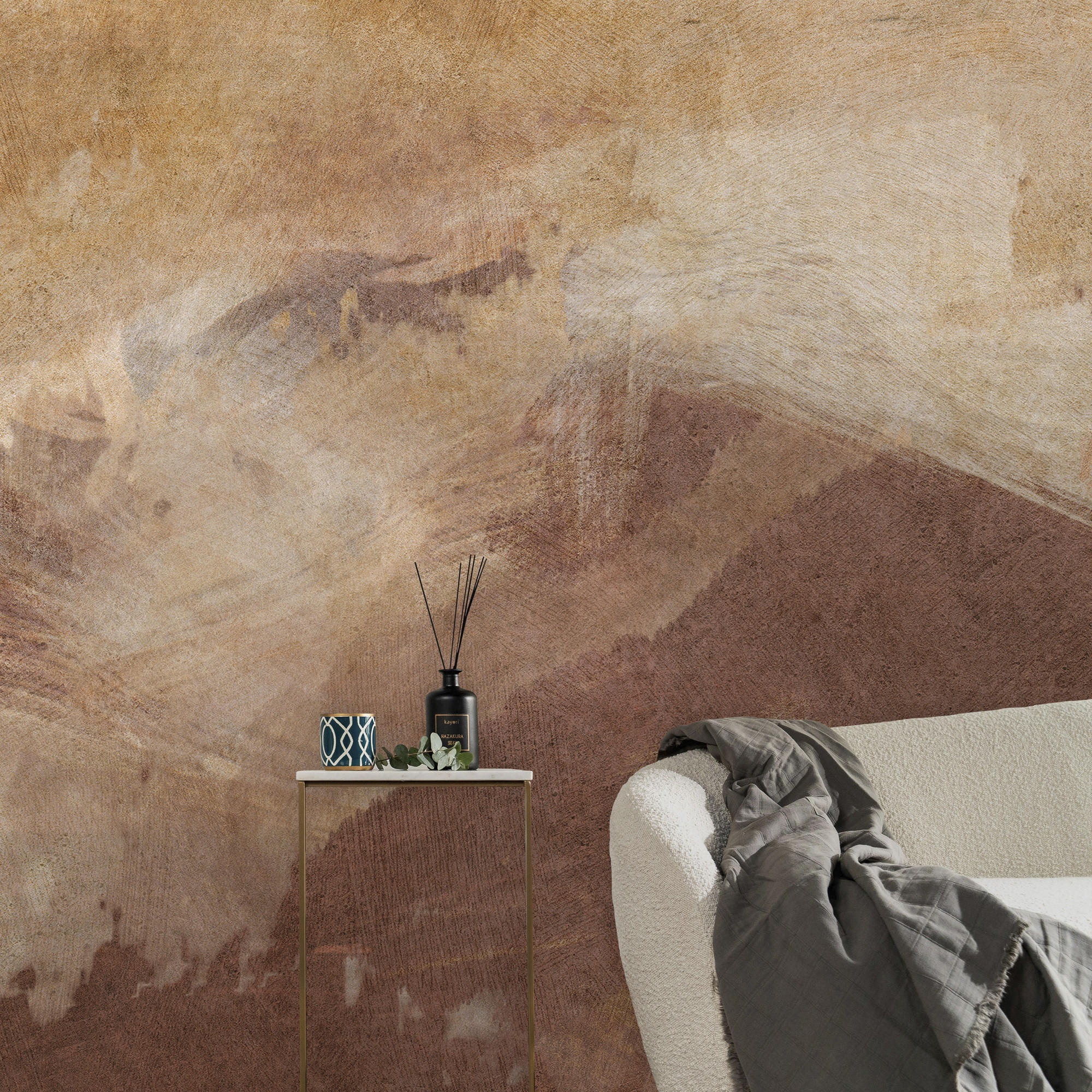 FOTOTAPETE - Nigai - Braun, Papier/Kunststoff (300/280cm) - Graham & Brown