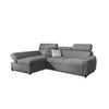 ECKSOFA Schlafsofa Anton Xs In Esito - Grau, Holzwerkstoff/Textil (260/170cm) - Fun Möbel