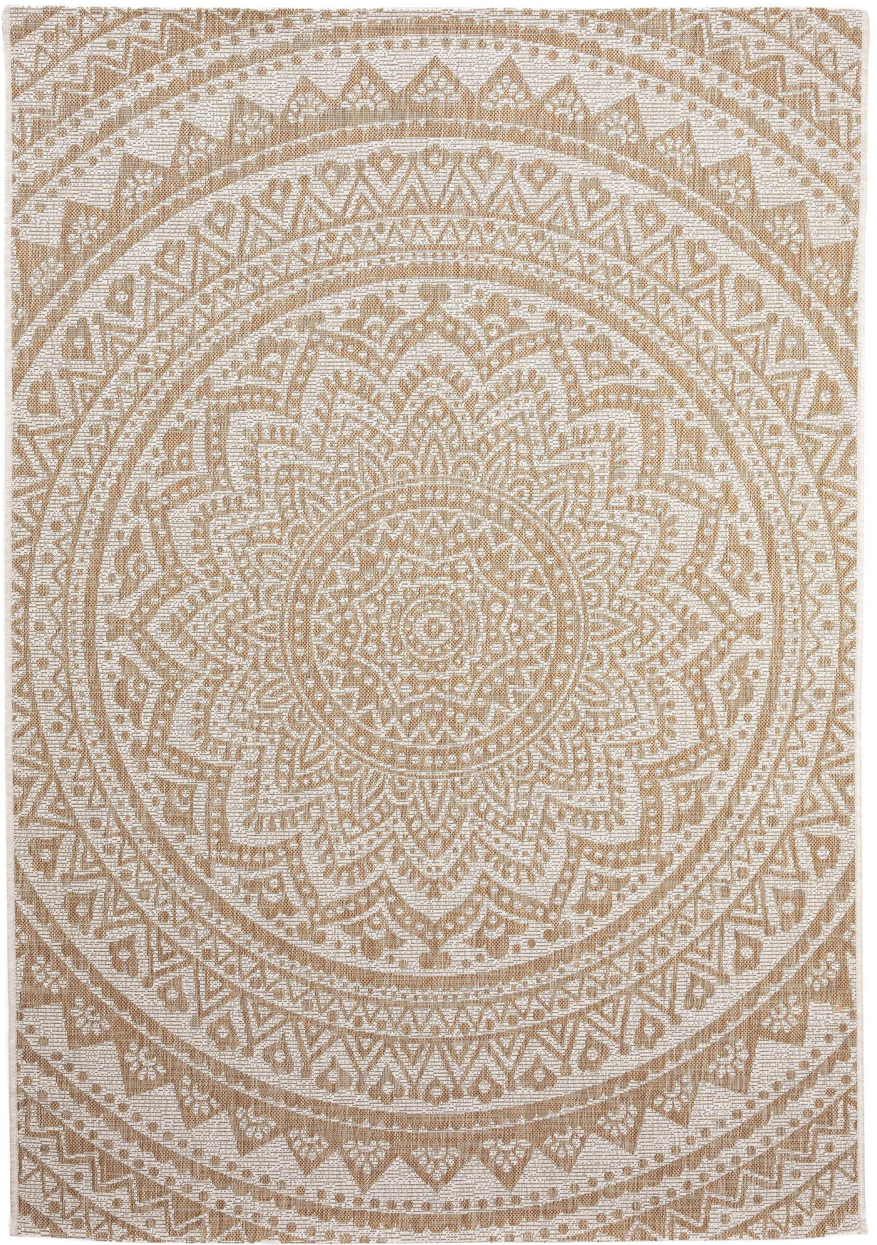 benuta VNITŘNÍ a venkovní koberec Cleo Krémová/Béžová 140x200 cm