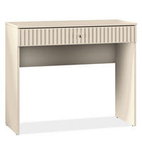 KONSOLENTISCH DROMA mit Schublade, Creme - Creme, Holz (40/92/78cm) - KONSIMO®