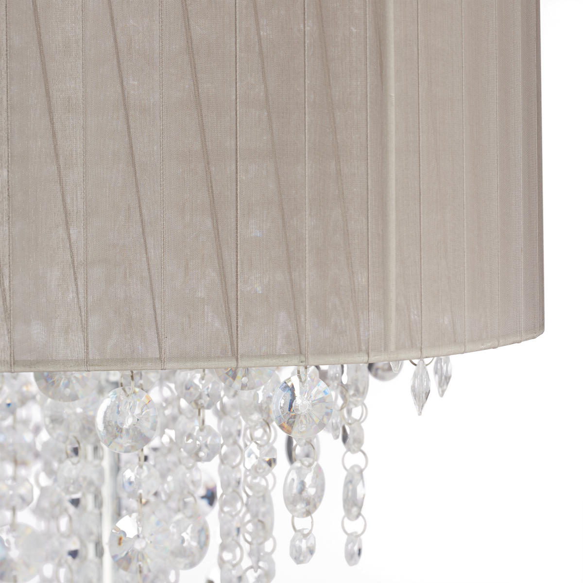 STEHLAMPE - Multicolor, Kunststoff/Textil (38/38/151.5cm) - Relaxdays