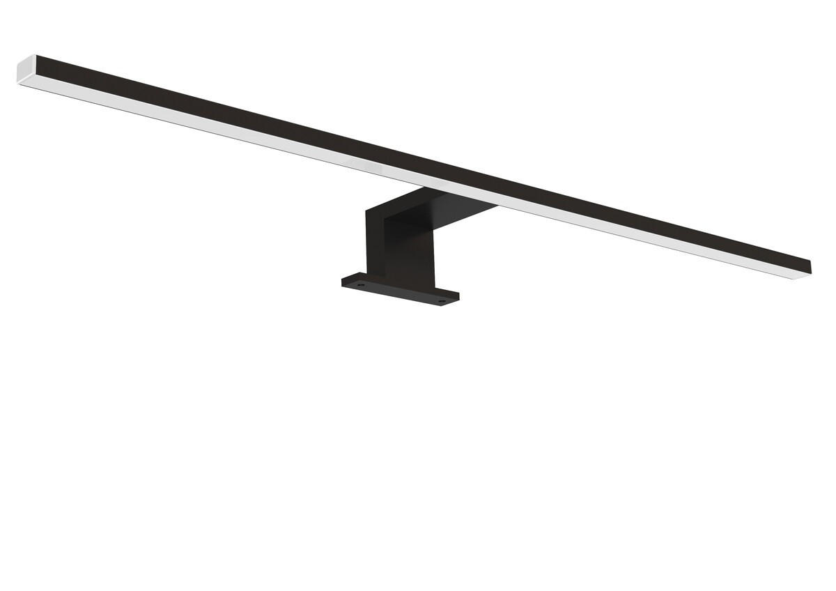 BADMÖBEL-SET 5 Teile - Hampton H BM09 in Huton Oak / Dark Concrete - Dunkelgrau, Holz (100/170/46cm)