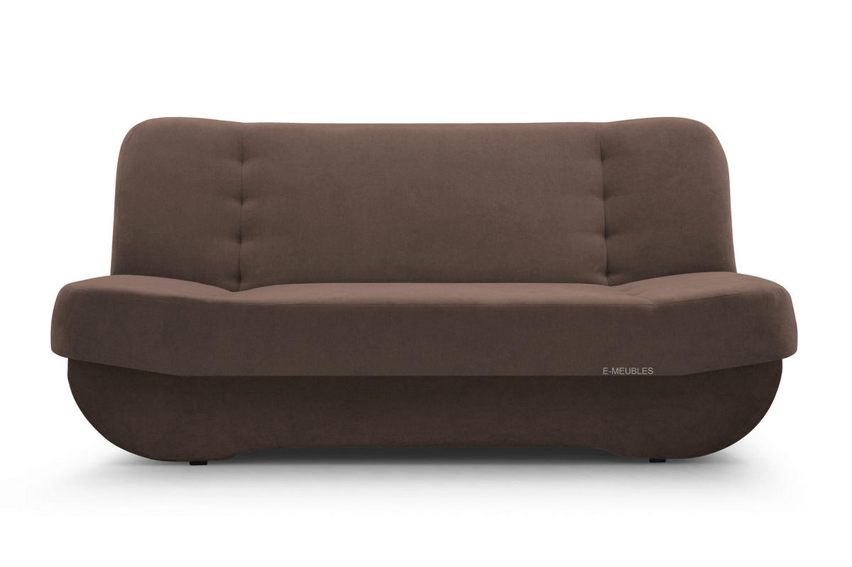 SCHLAFSOFA -PAFOS (Braun) - Braun, Holz (192/90/87cm) - Möblo