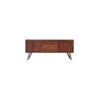 TV-SCHRANK Bonnie Dunkelbraun aus Palisander - Dunkelbraun, Holz (150/62/45cm) - Tikamoon