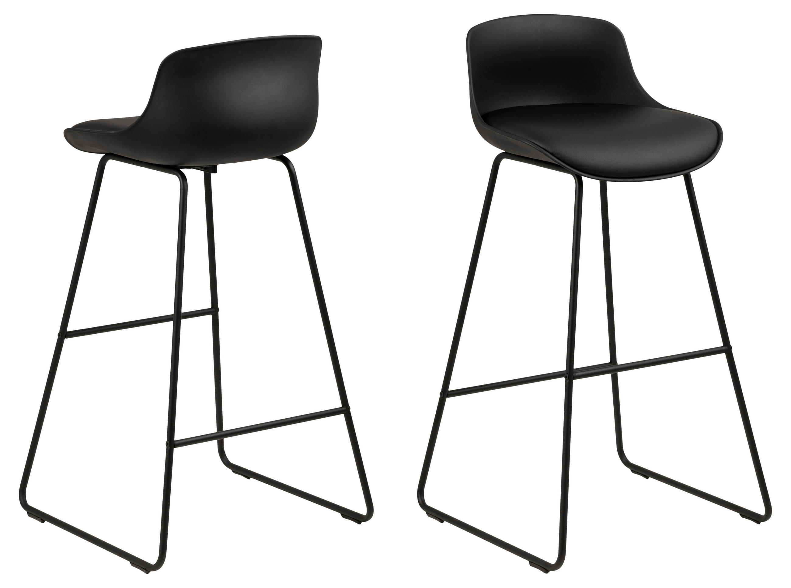 ebuy24 Barhocker Schwarz 43x94x49 cm