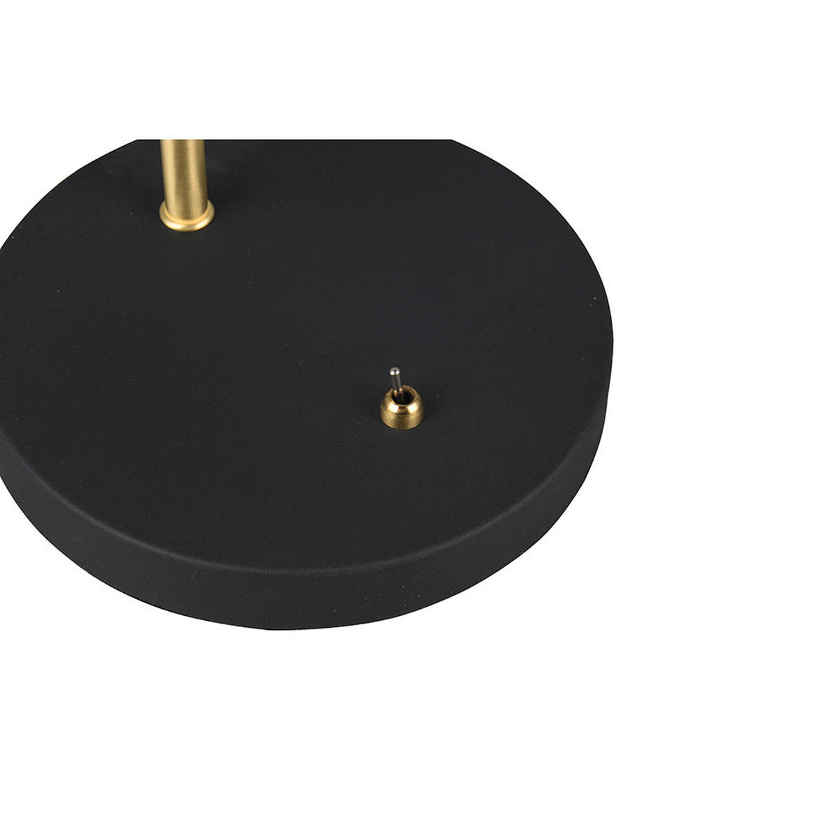 SCHREIBTISCHLEUCHTE Traveller Schwarz Gold - Schwarz, Metall (50/20/54cm)