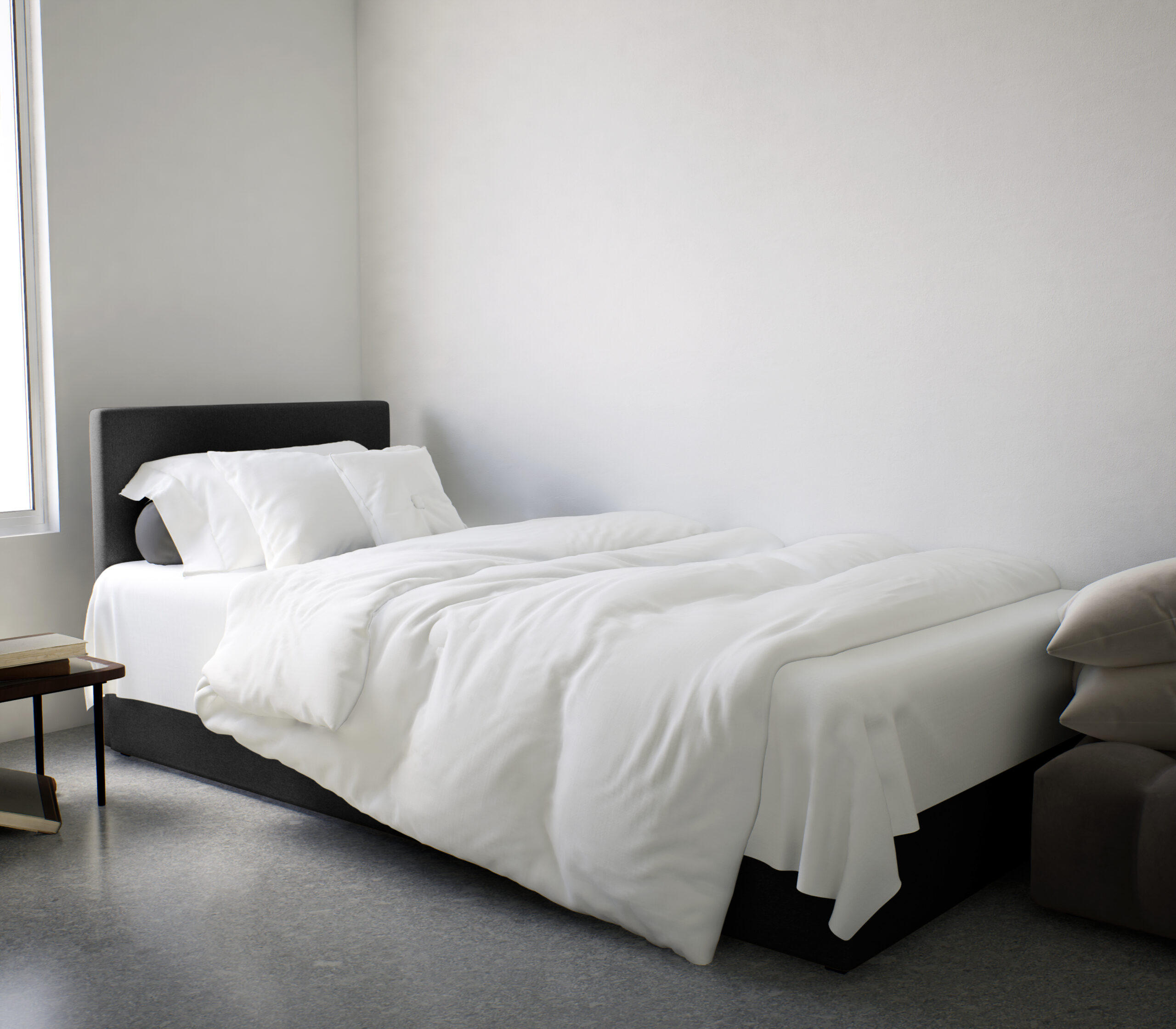 BOXBETT Verdig Mini Basic 80x200 Schwarz Links - Schwarz, Holz (80/200cm) - Fedve